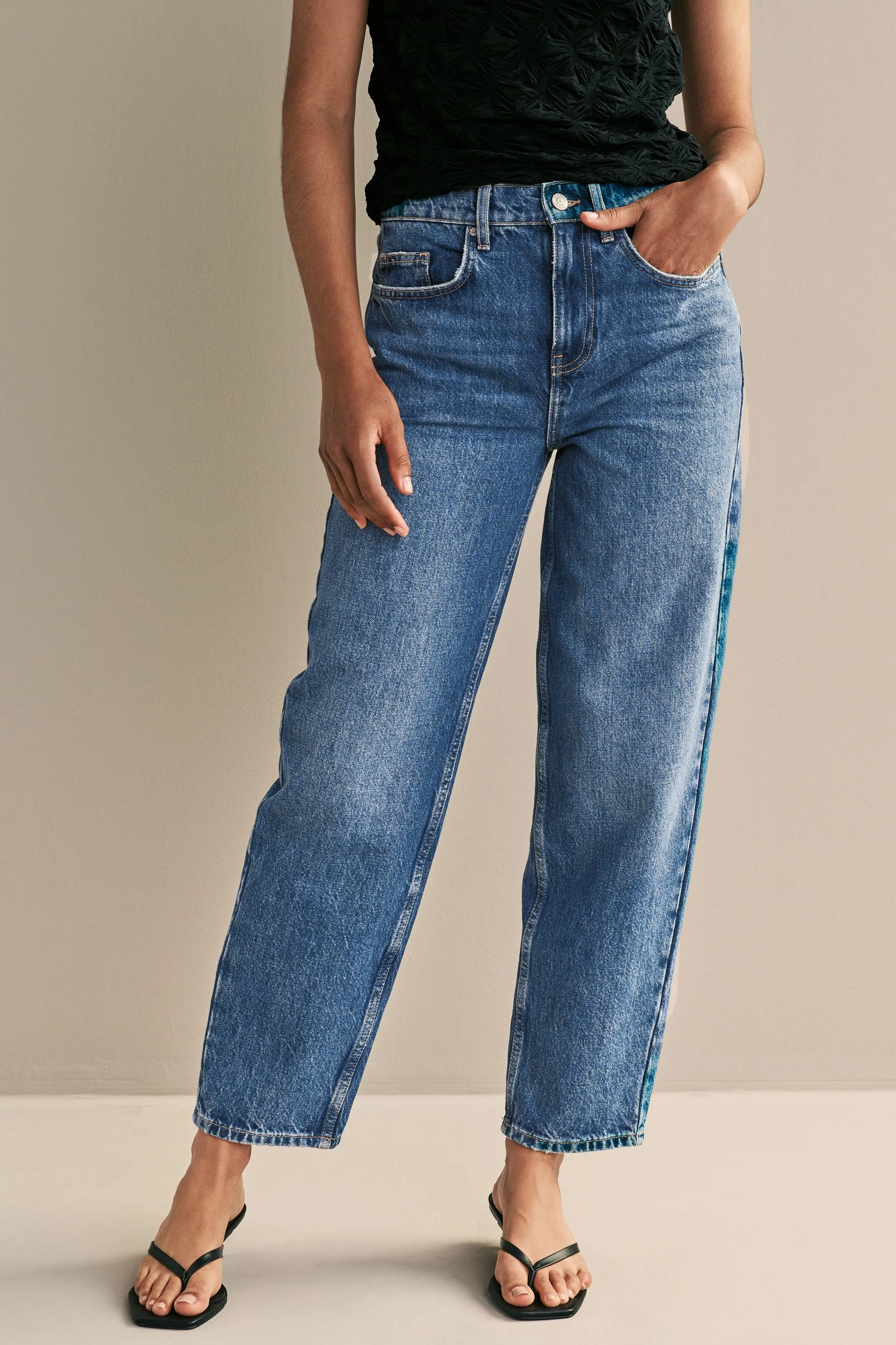 100% Jeans a botte in cotone    