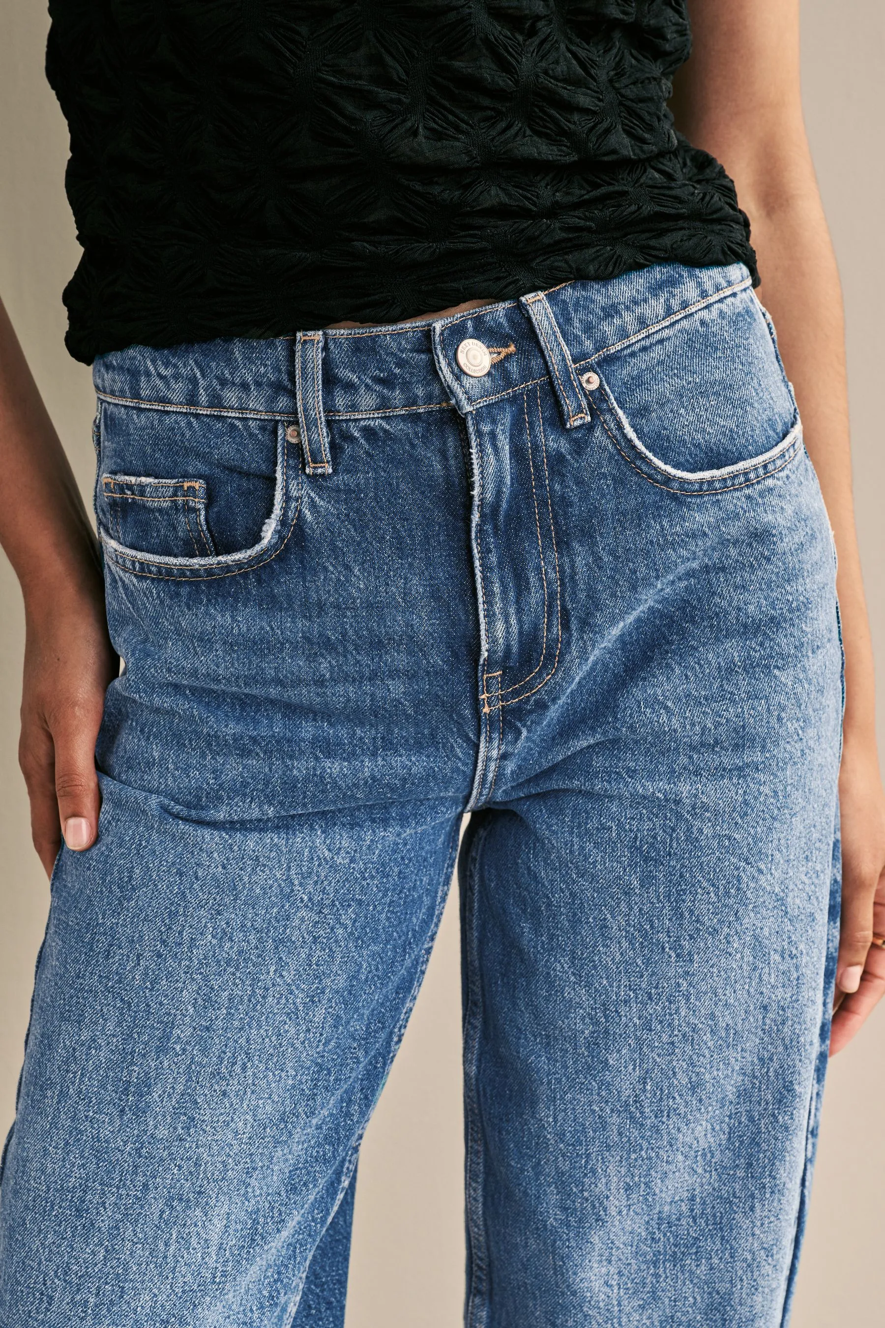 100% Jeans a botte in cotone    