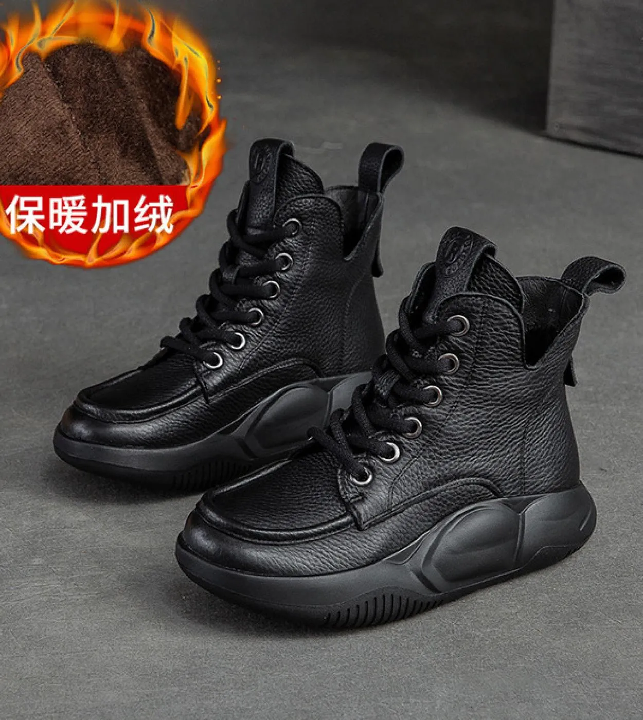 2023 Inverno Nuovi stivaletti casual per donna Piattaforma calda Aumenta scarpe di cotone Scarpe da ginnastica piatte antiscivol