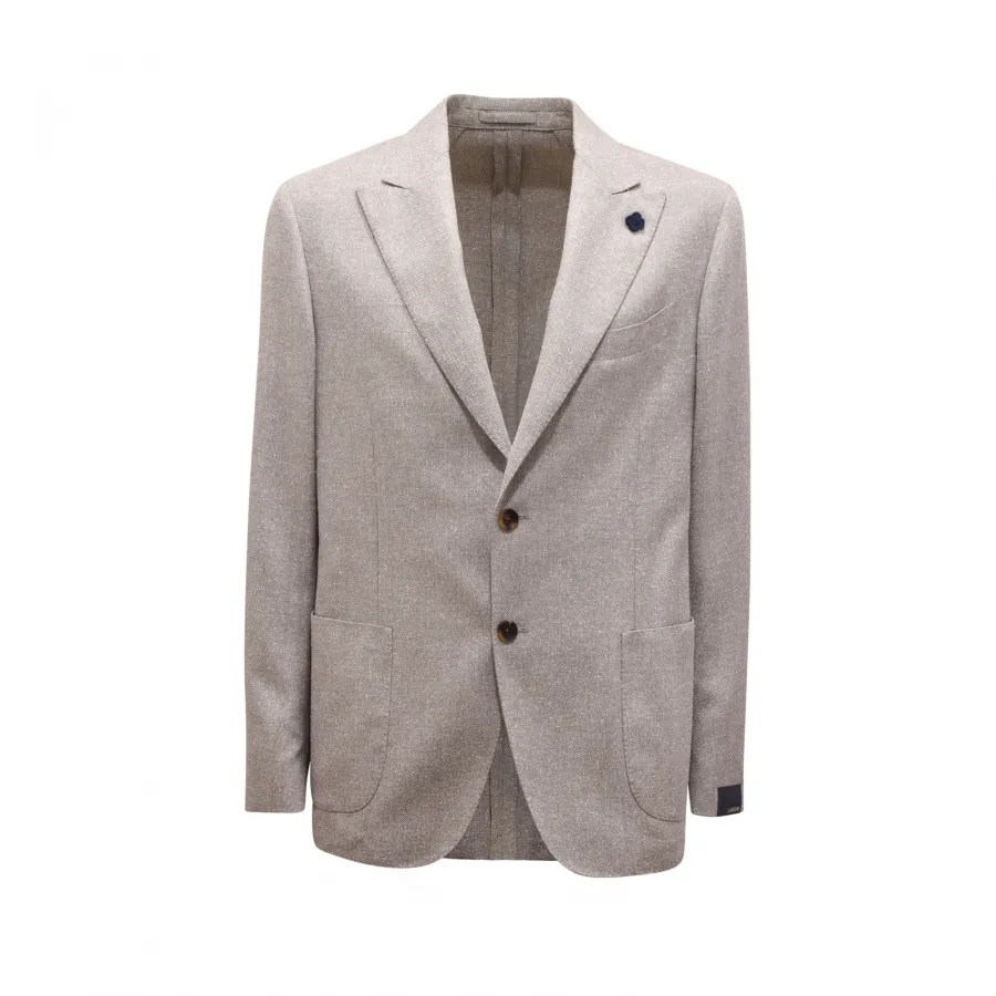 9340AZ GIACCA UOMO LARDINI MAN WOOL/SILK JACKET