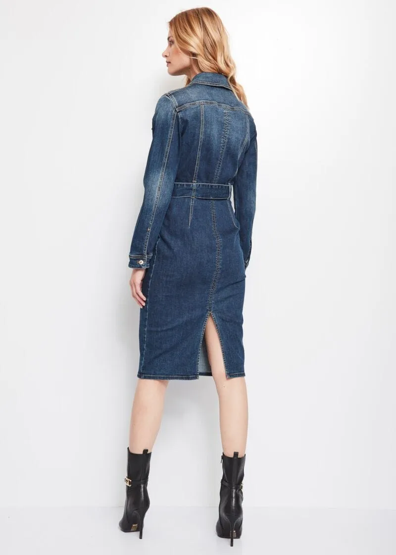 Abito chemisier in denim