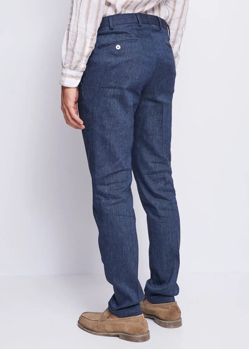 Abito in misto lino stretch