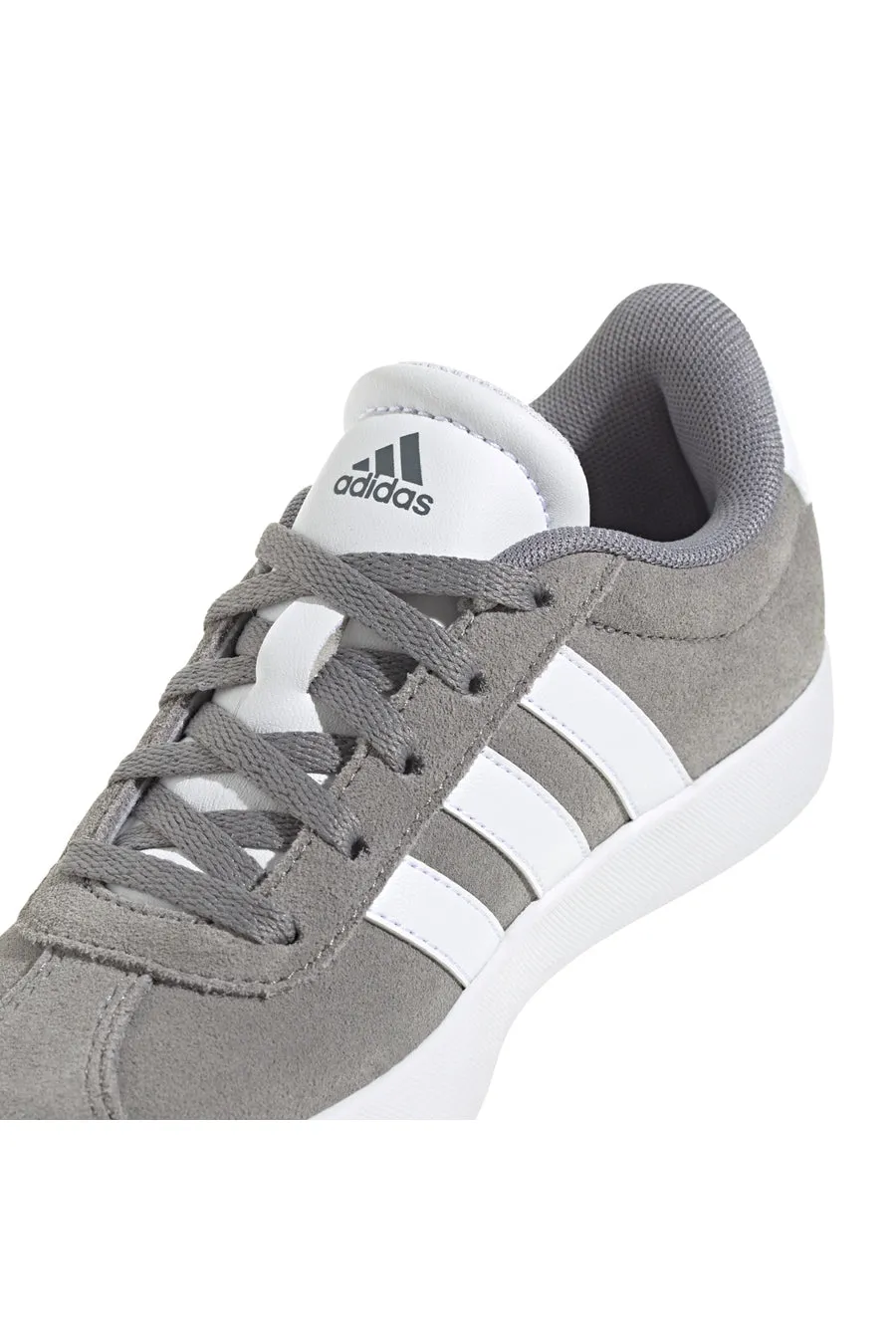  ADIDAS Sneakers Grigie con Dettagli Bianchi Adidas VL Court 3 K