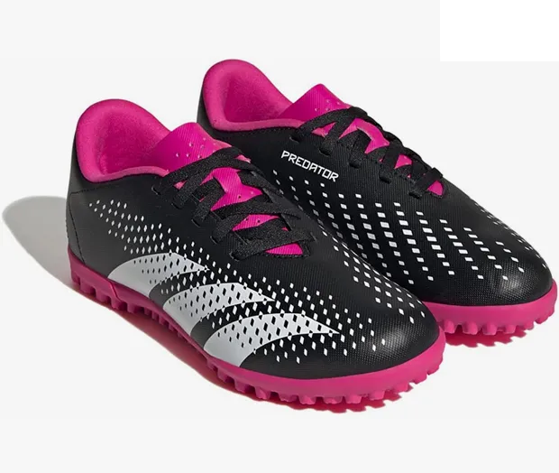 Adidas unisex boy's soccer shoe Predator Accuracy.4 TF GW7085 black-white-pink