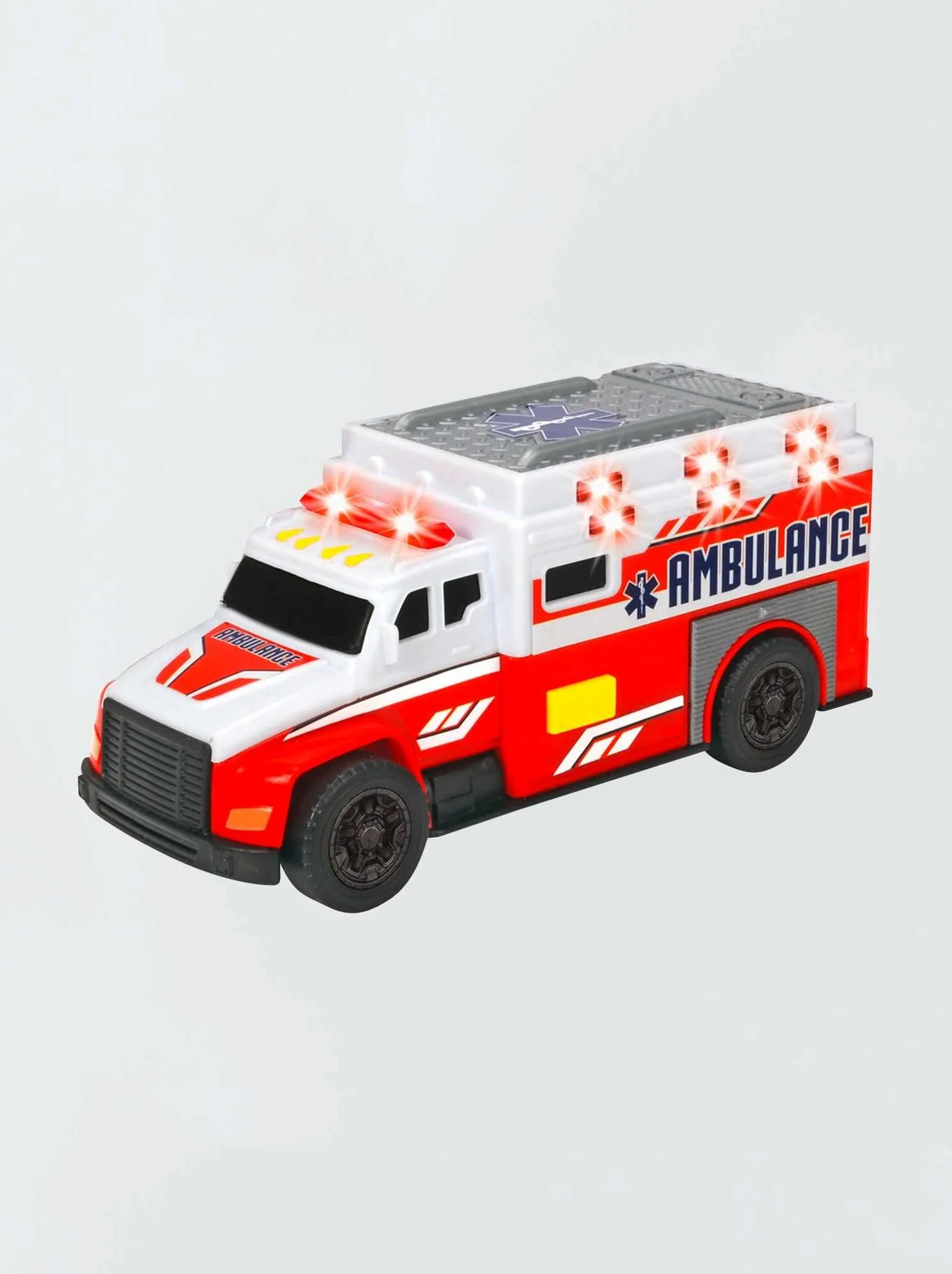 Ambulanza Dickie Toys con suoni e luci - rosso/bianco