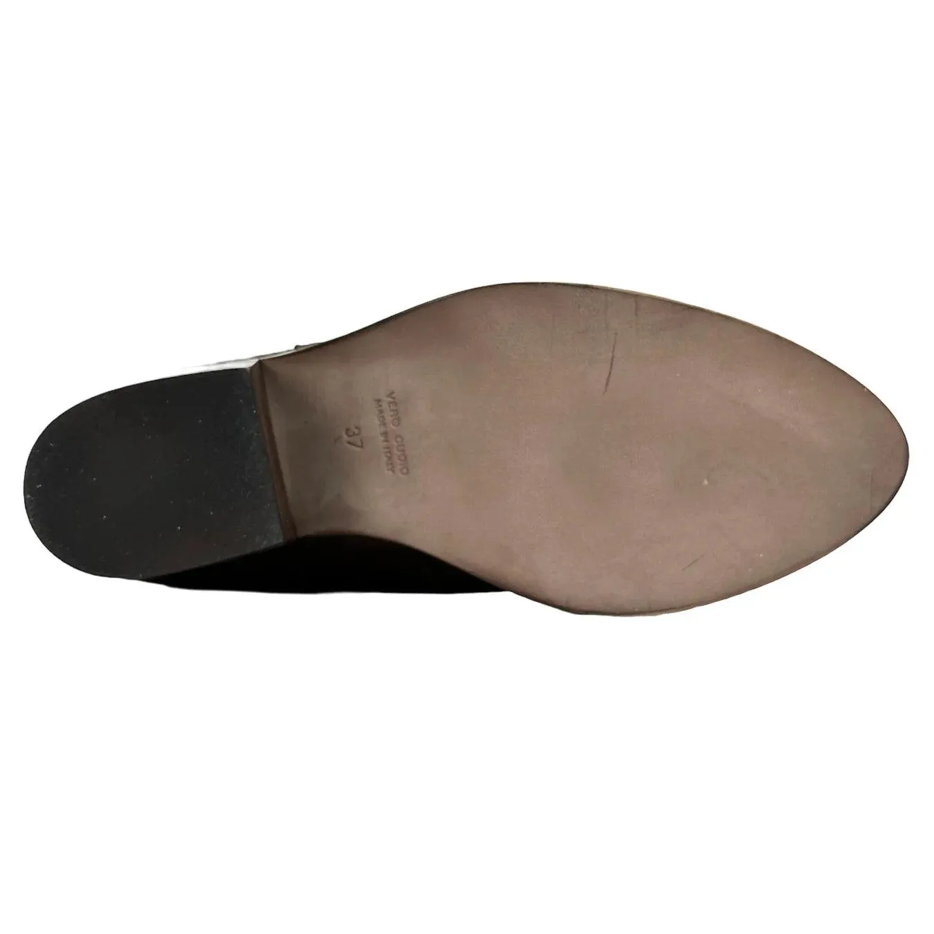 AME Scarpe Adele Stivale Alto Donna, Pelle, Tacco Basso, Marrone
