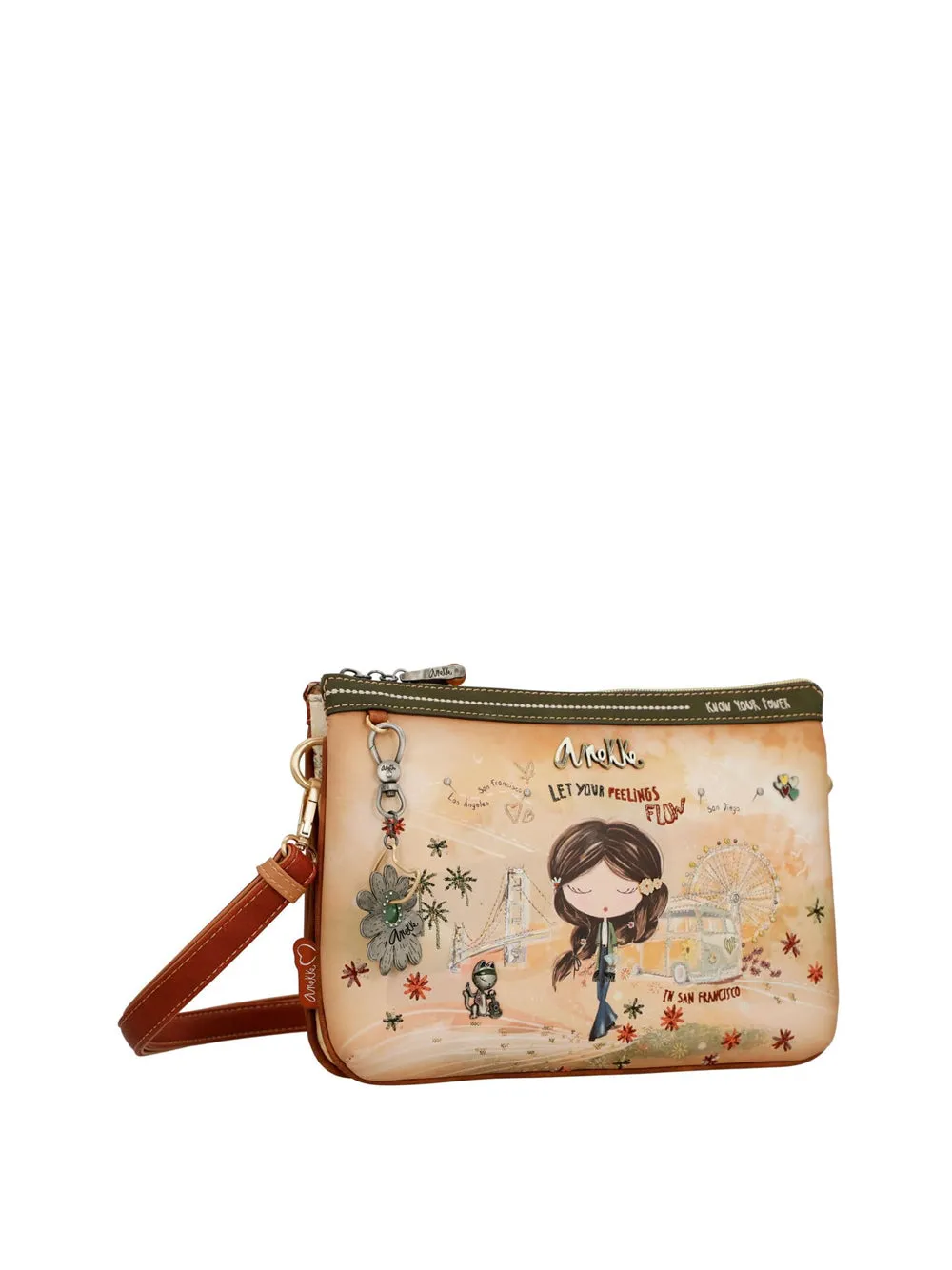 ANEKKE Borsa a Tracolla Donna - Cuoio modello 38803-174