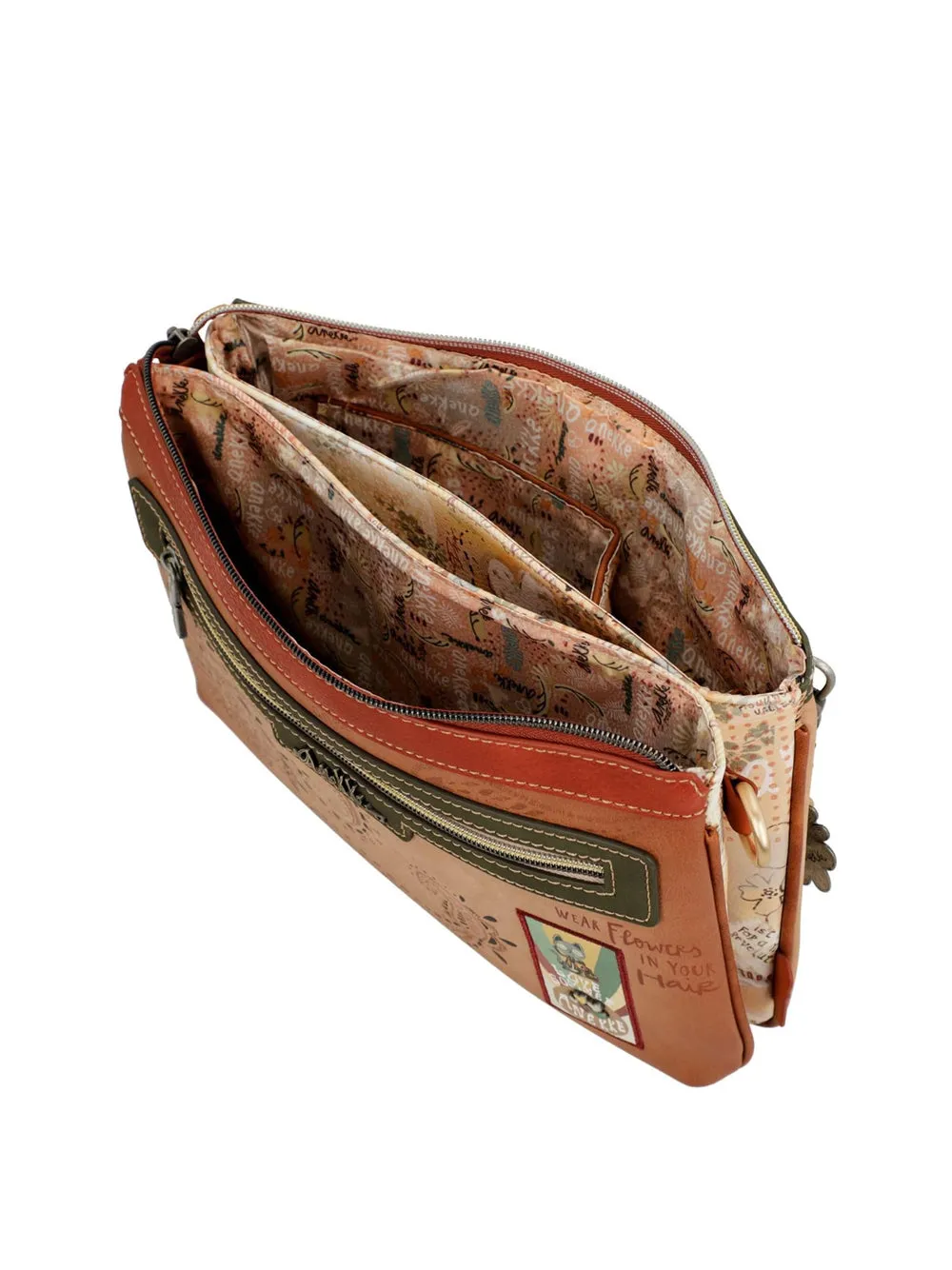 ANEKKE Borsa a Tracolla Donna - Cuoio modello 38803-174