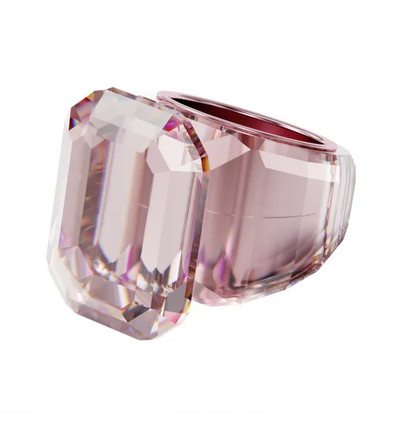 Anello Swarovski Lucent rosa donna