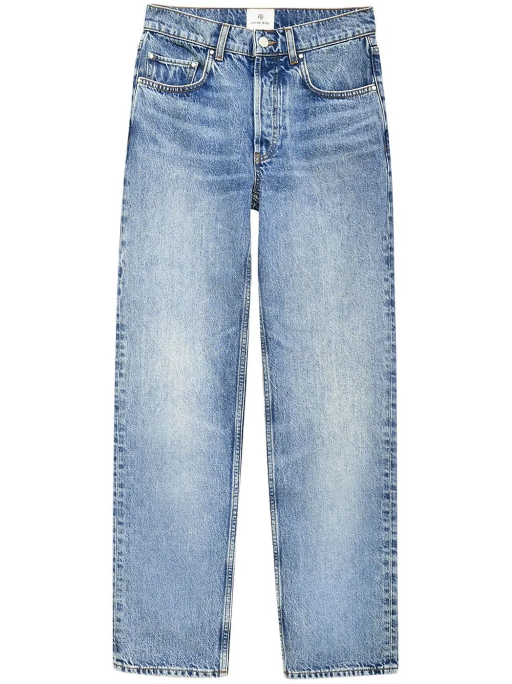 Anine Bing Jeans Blu Donna Gamba Affusolata