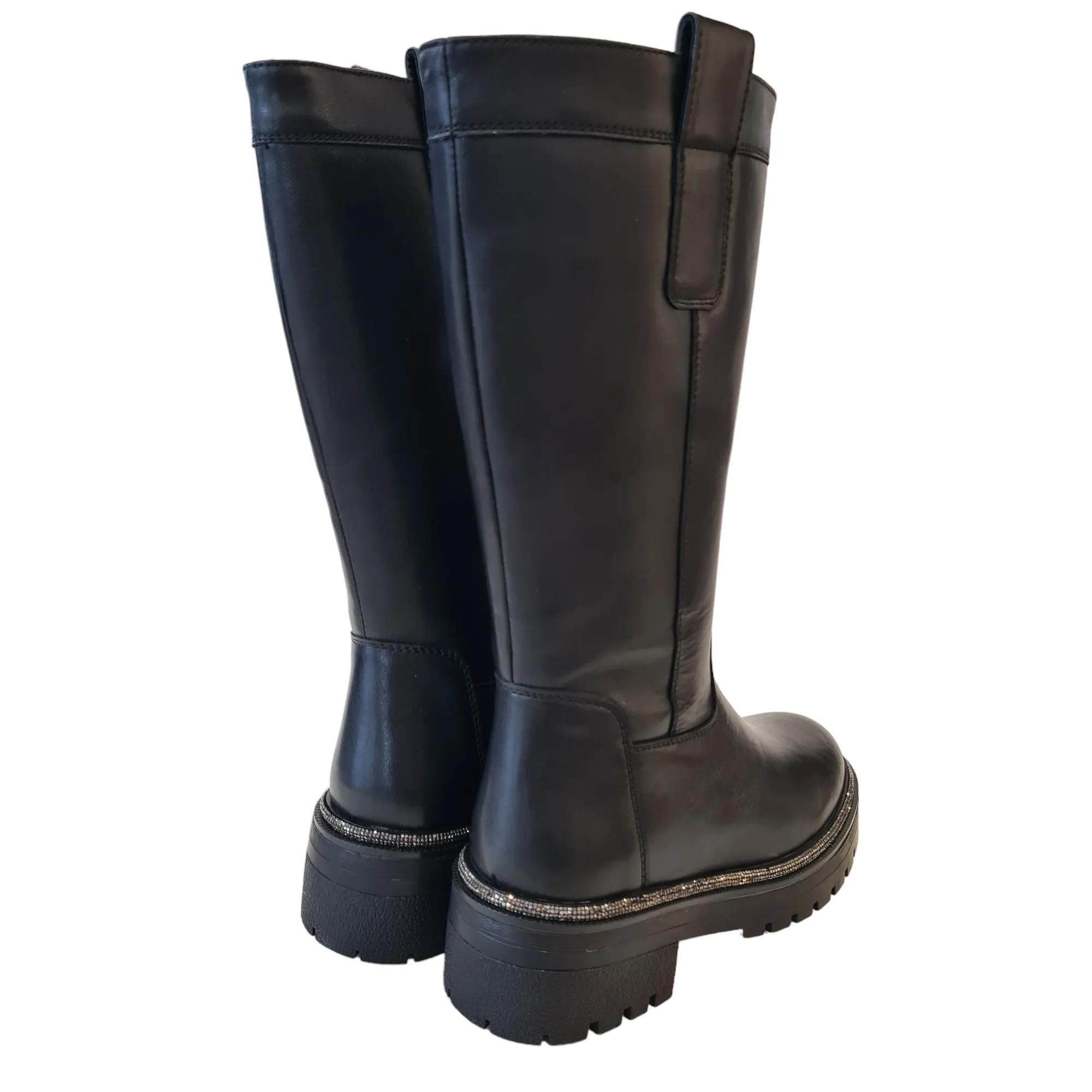 Apepazza Stivaletto Anfibio Donna Nero  Rif.711