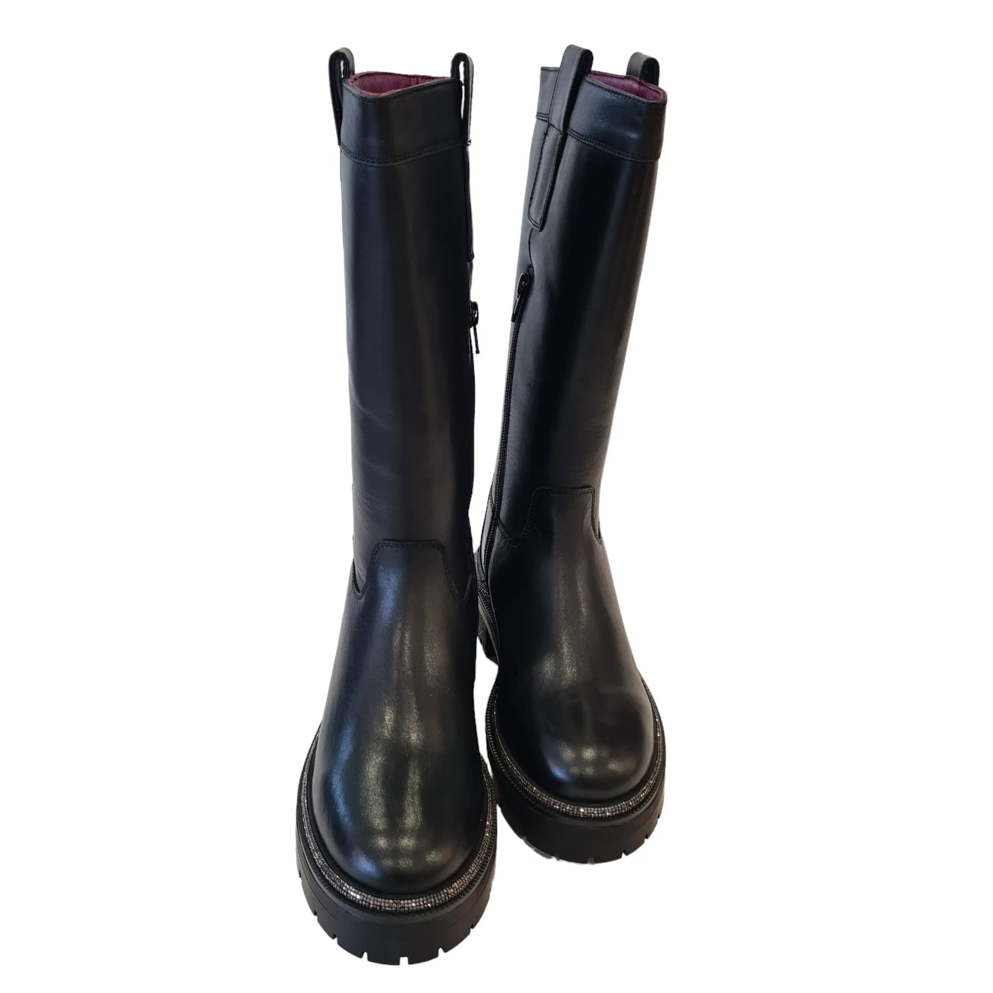 Apepazza Stivaletto Anfibio Donna Nero  Rif.711