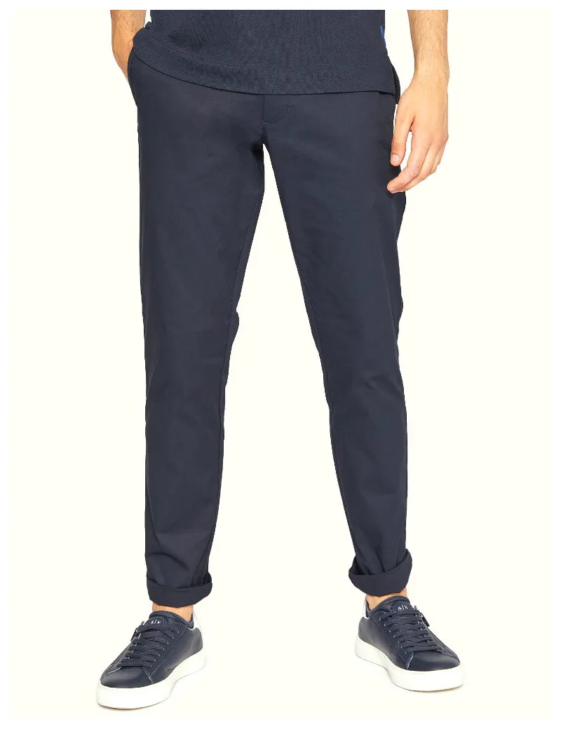 ARMANI EXCHANGE pantaloni uomo blu slim fit 8NZP45