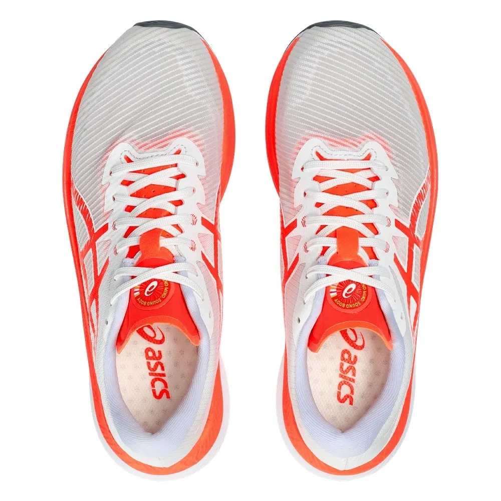 Asics Magic Speed 3 Bianco Sunrise Rosso - Scarpe Running Uomo