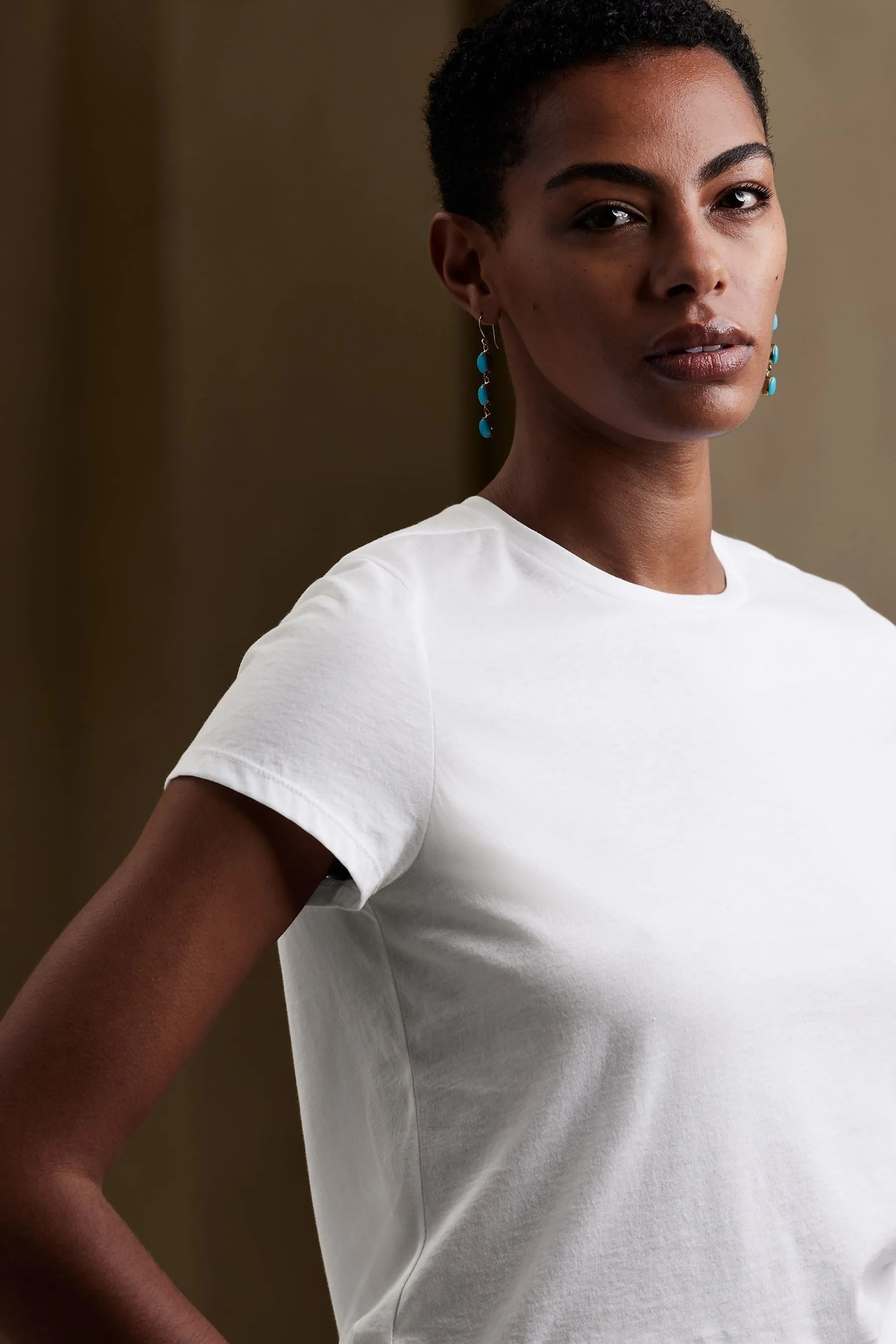 Banana Republic - T-shirt girocollo pesante    