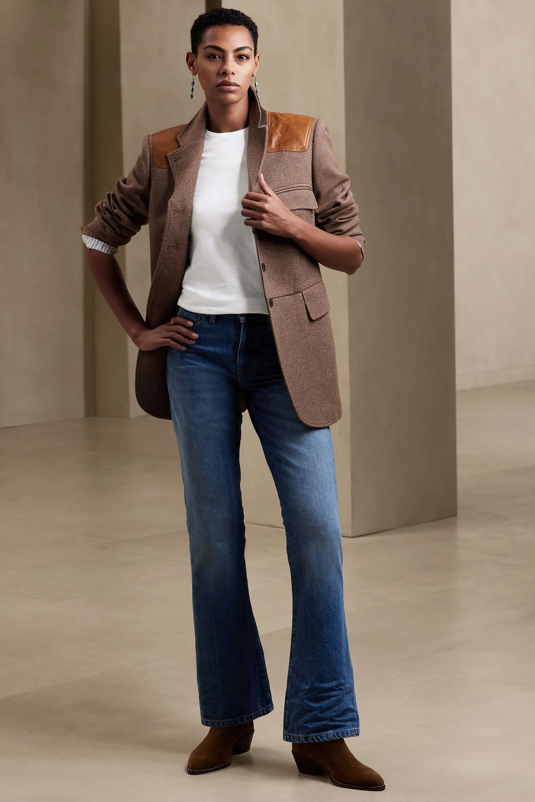 Banana Republic - T-shirt girocollo pesante    