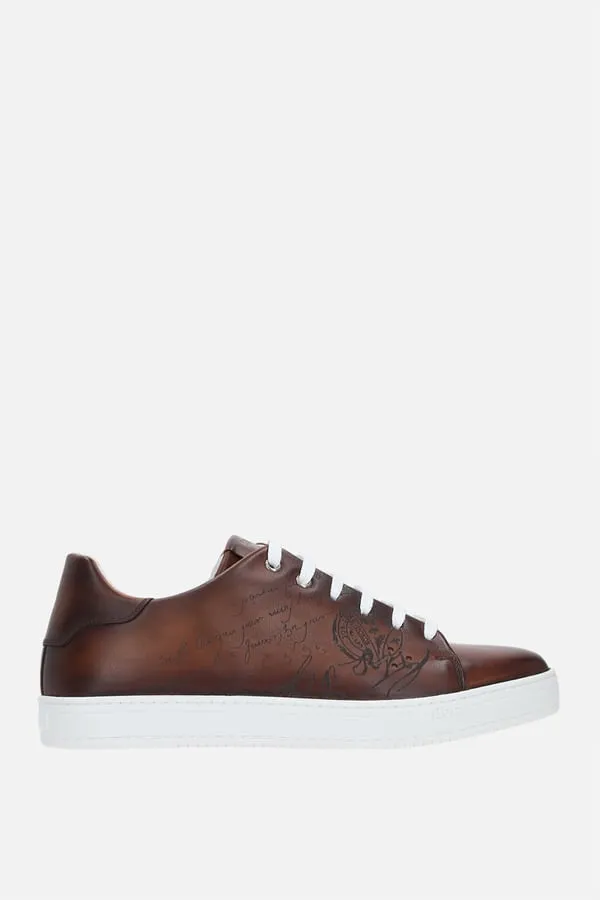  BERLUTI sneaker Playtime in pelle Scritto 
