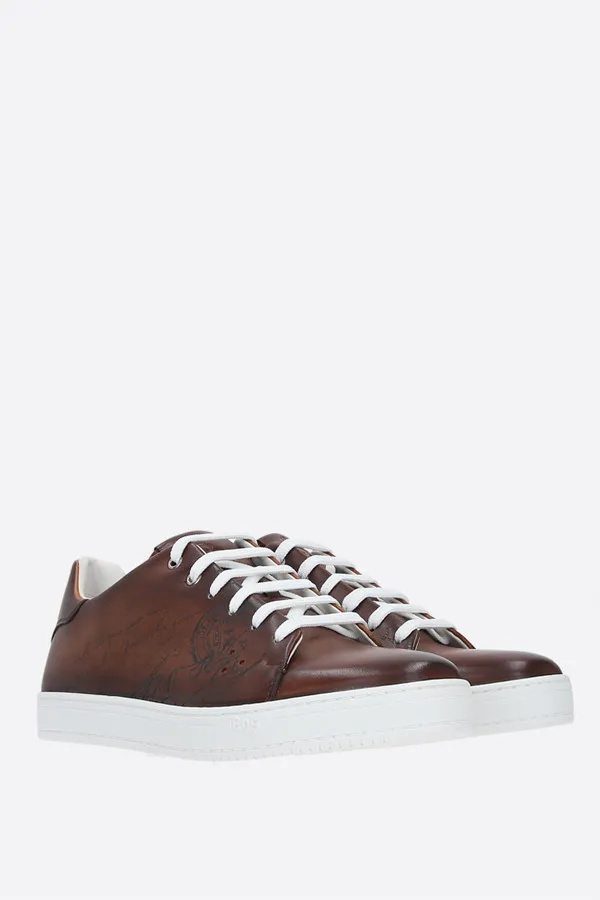  BERLUTI sneaker Playtime in pelle Scritto 