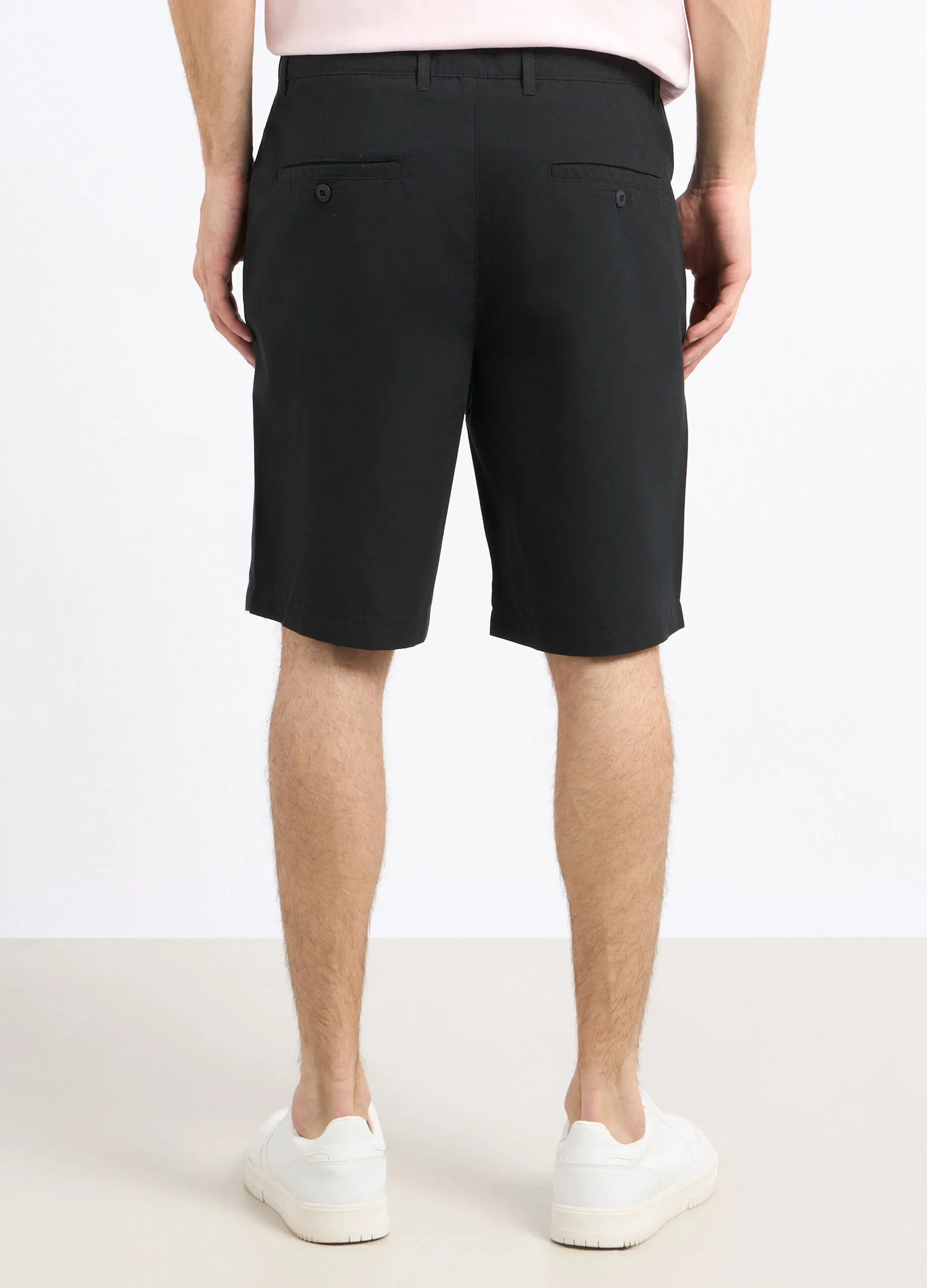 Bermuda in misto cotone uomo