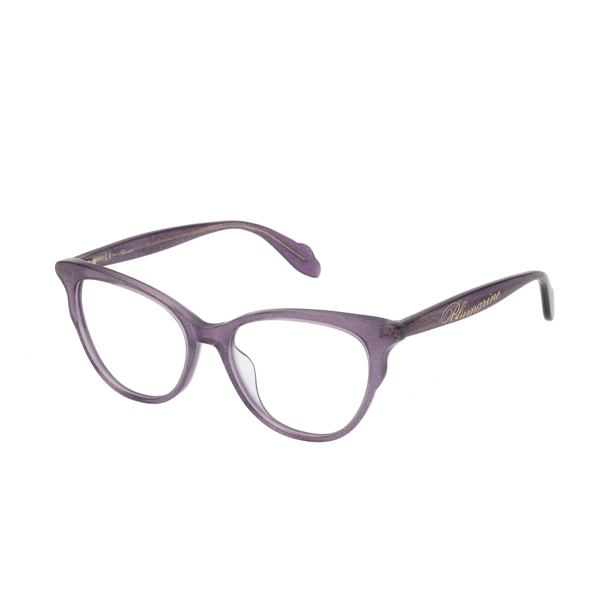   Blumarine VBM166 - 05AT Viola Brillante Scintillante | Occhiale Da Vista Donna 