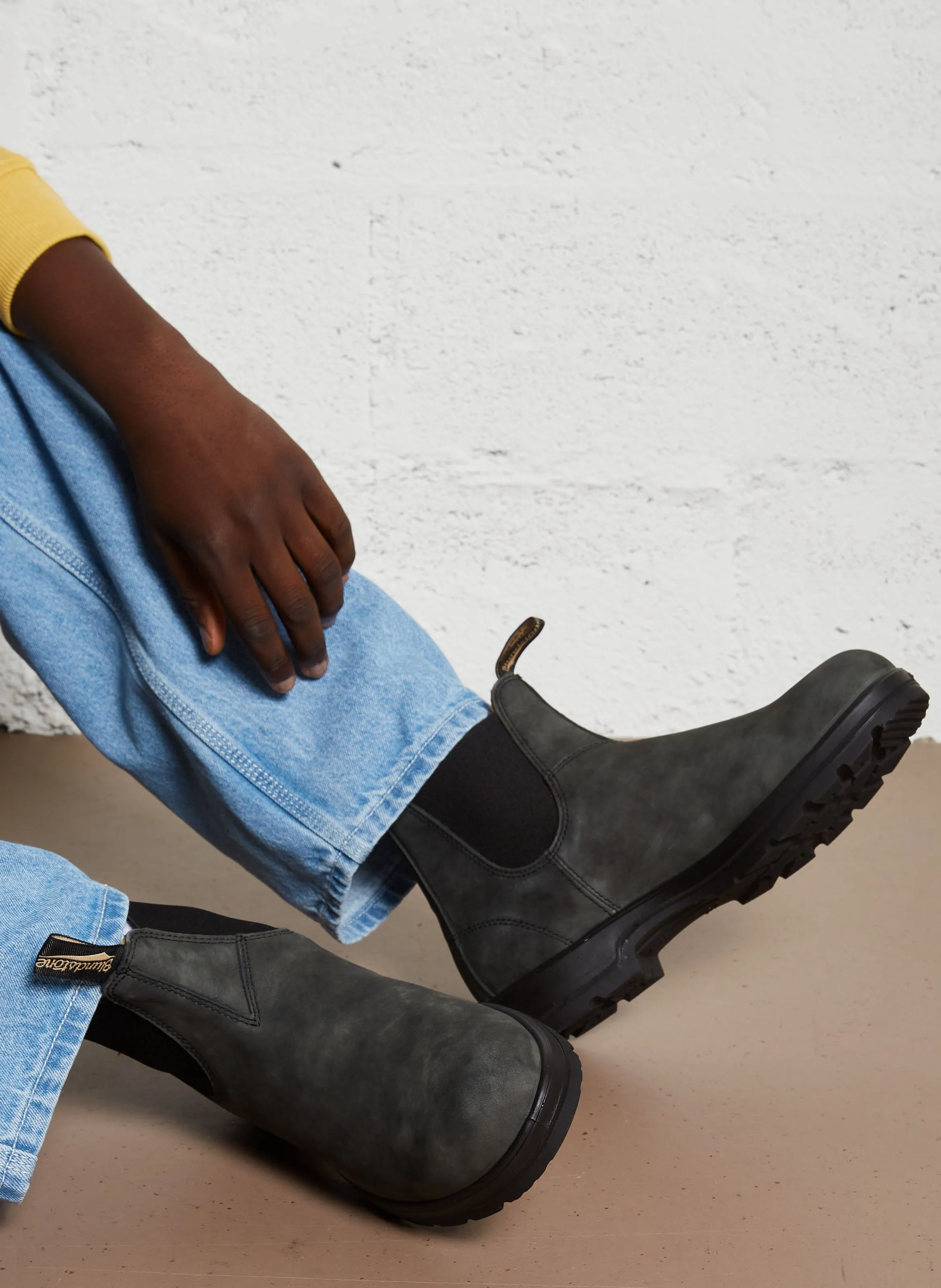  BLUNDSTONE   CLASSIC CHELSEA - Stivali in misto pelle | Grigio