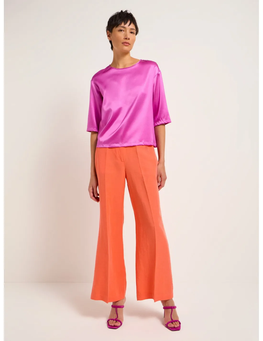 BLUSA IN SETA SATIN