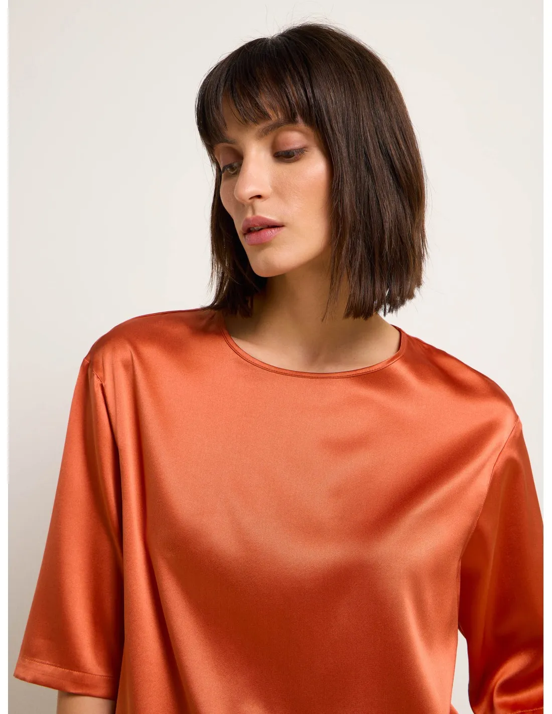 BLUSA IN SETA SATIN