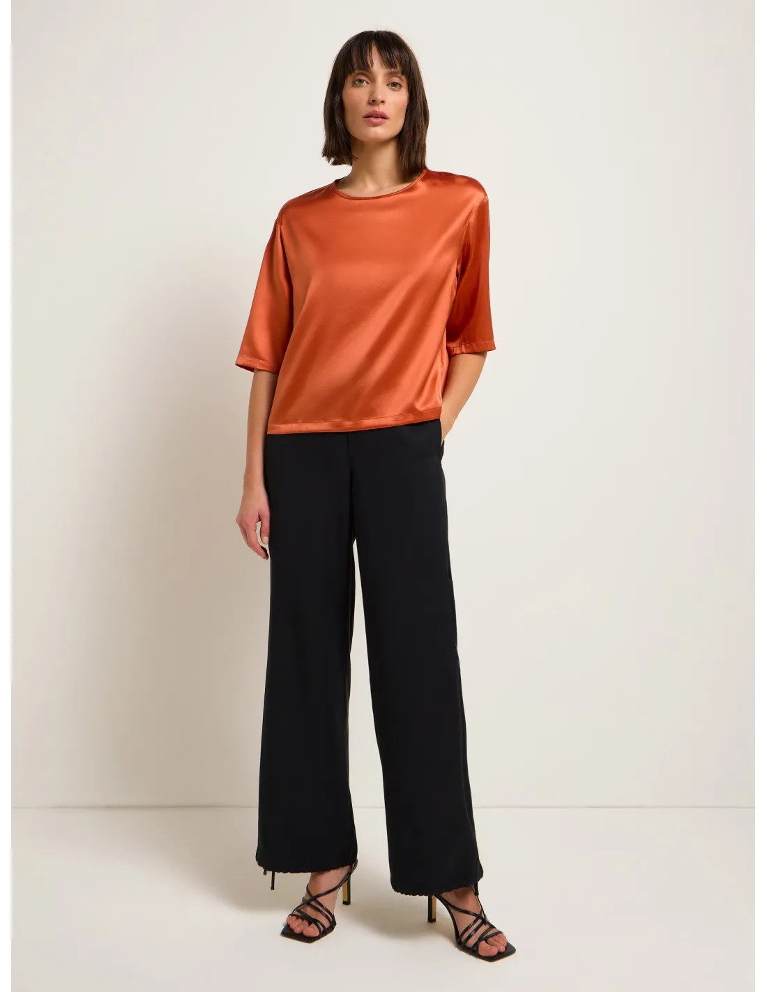 BLUSA IN SETA SATIN
