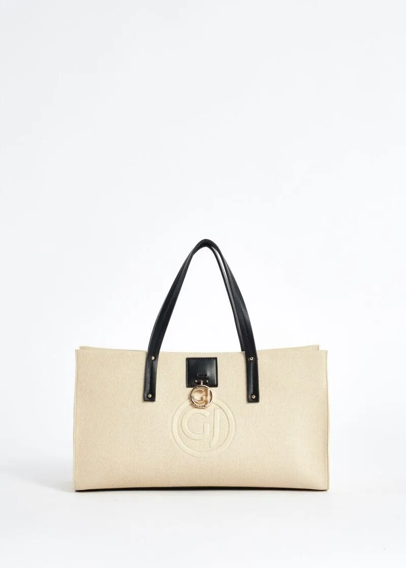Borsa a mano in similpelle