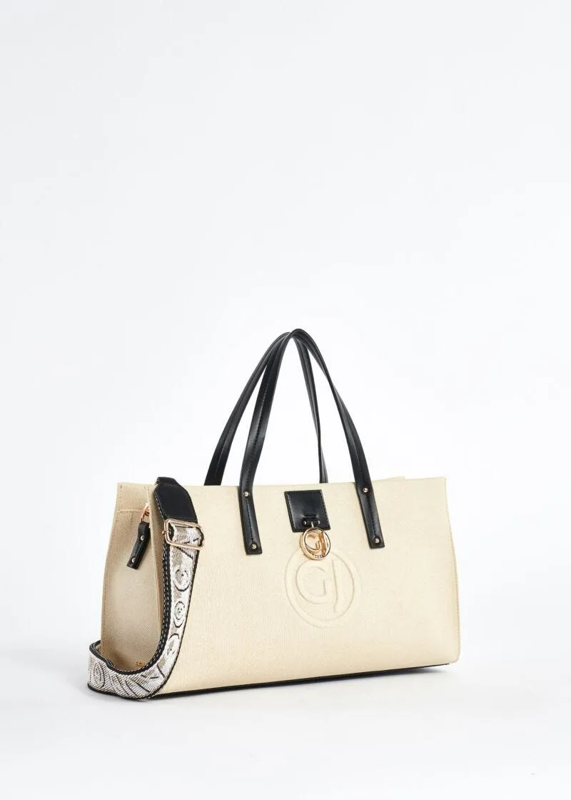 Borsa a mano in similpelle
