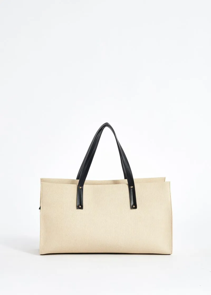 Borsa a mano in similpelle