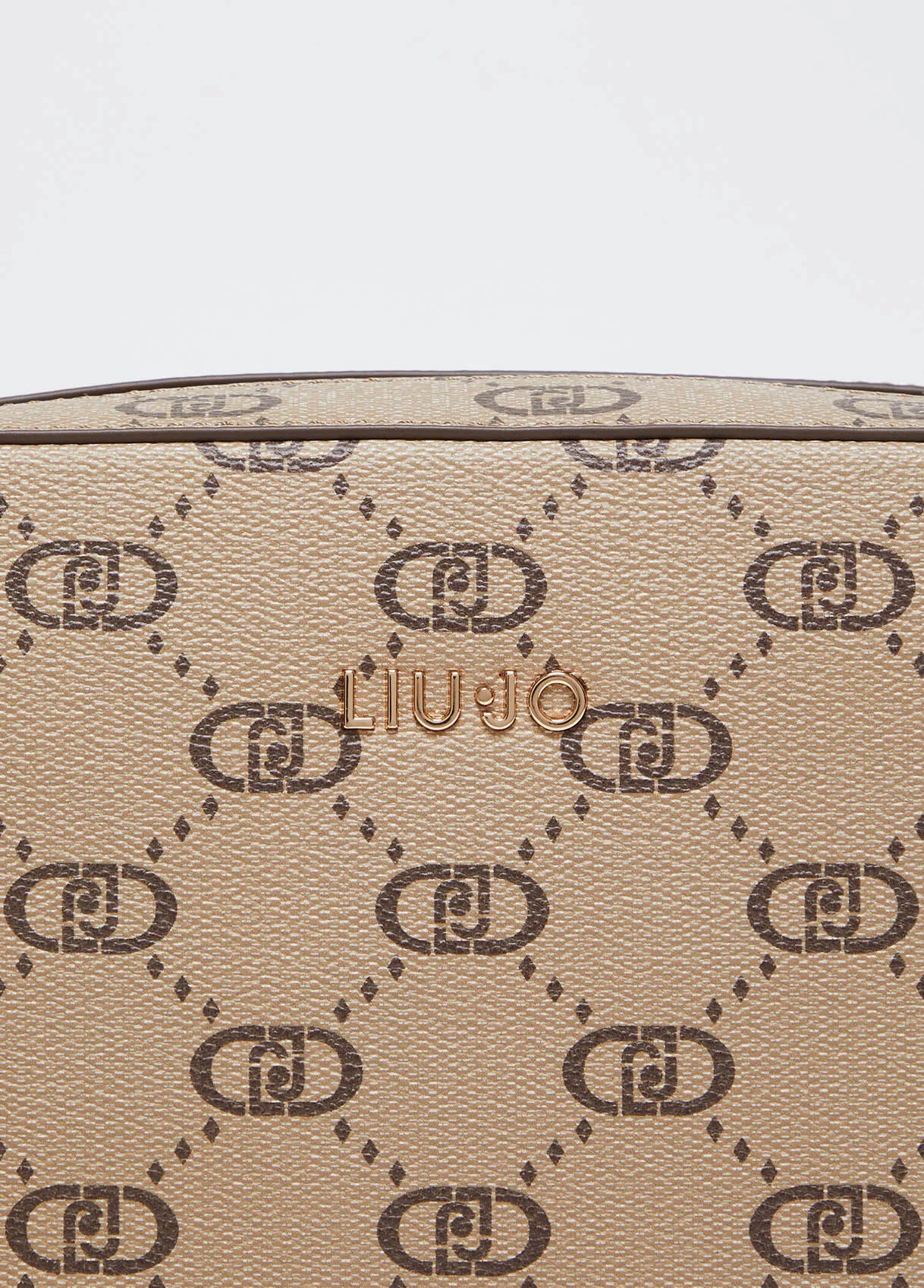 Borsa a tracolla con logo e charm