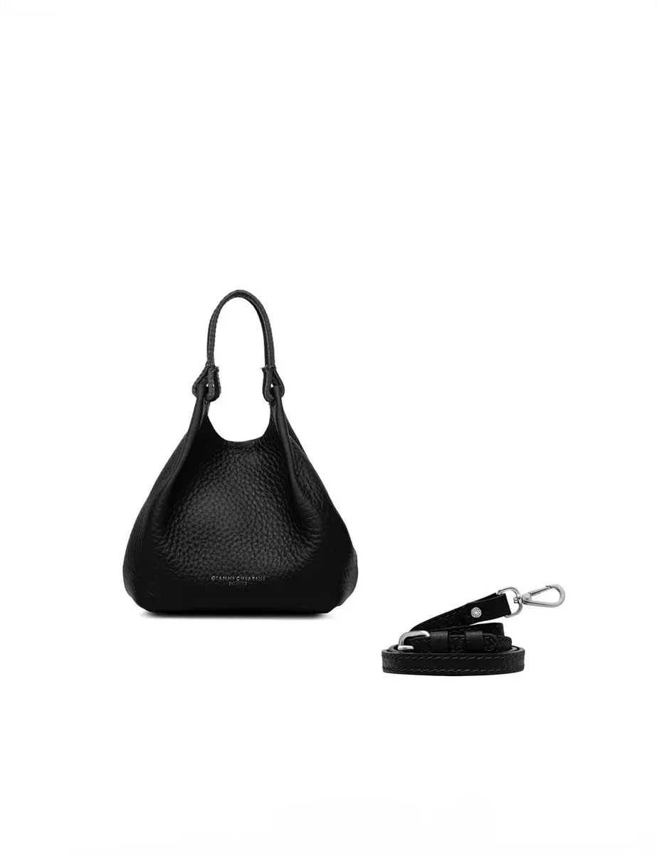 borsa pelle dua nero castoro