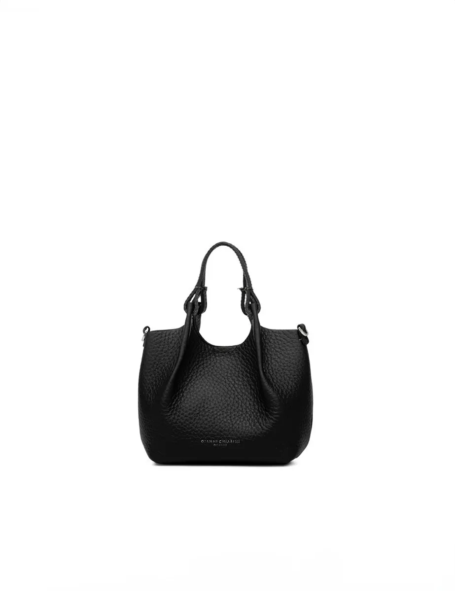 borsa pelle dua nero castoro