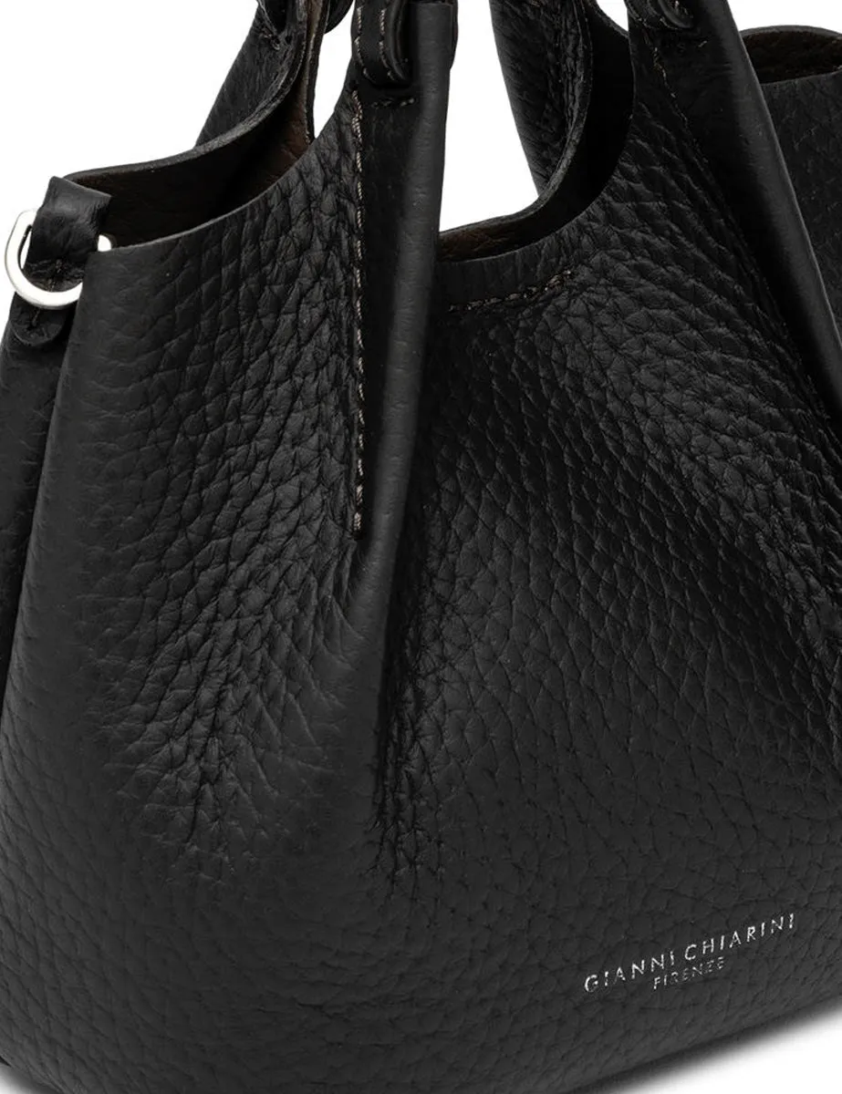 borsa pelle dua nero castoro