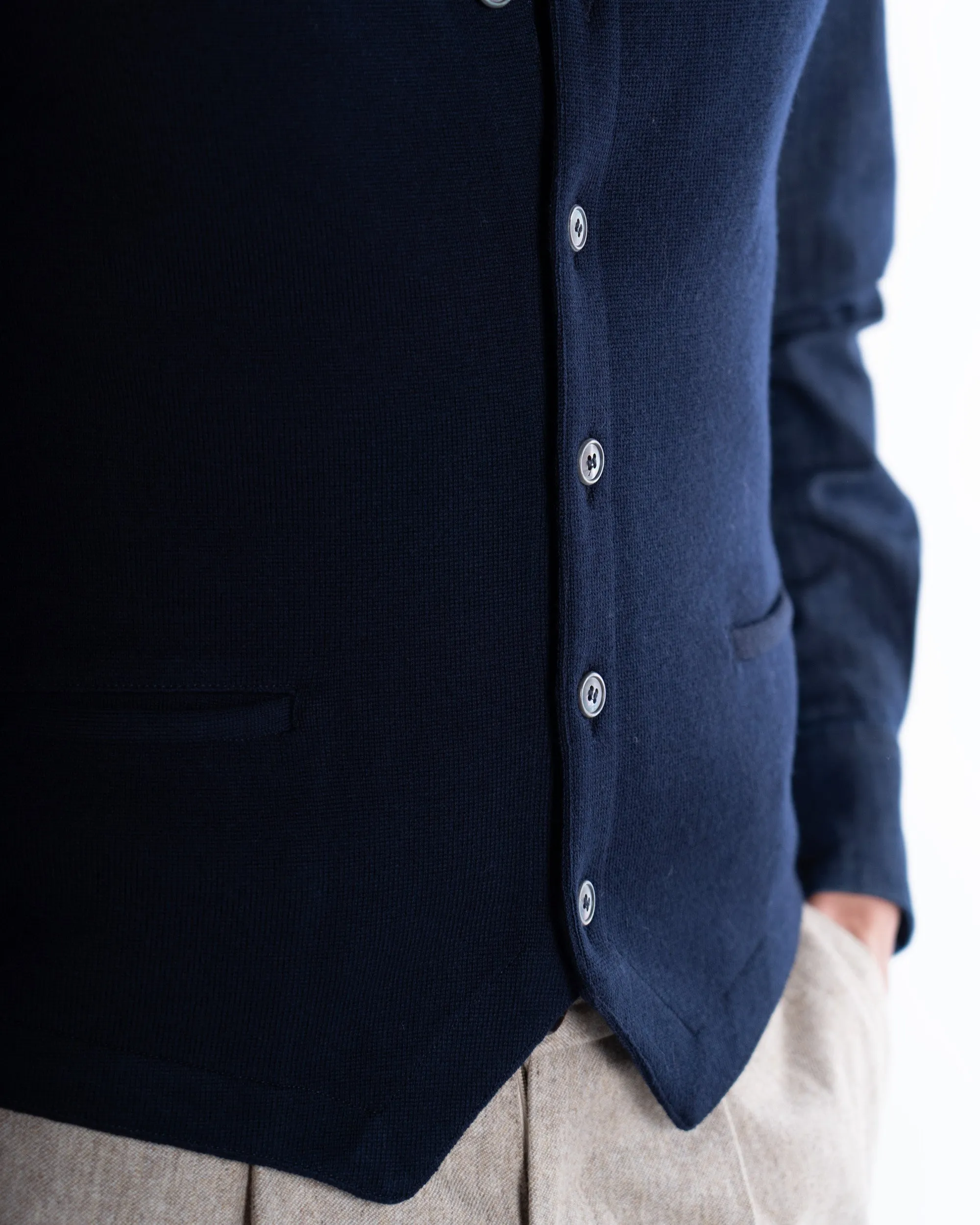 BRIAN&BARRY MILANO GILET LANA MERINO