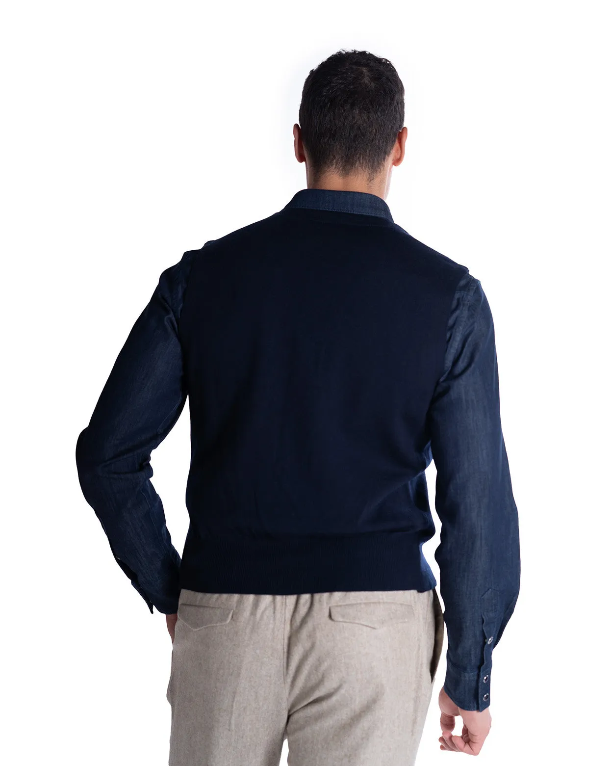 BRIAN&BARRY MILANO GILET LANA MERINO