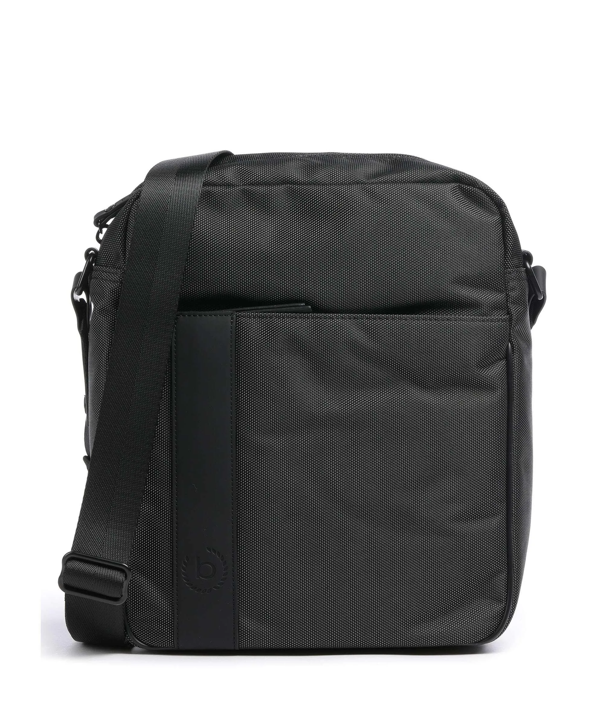  Bugatti Domani Borsa a tracolla 13″ poliestere grigio scuro  