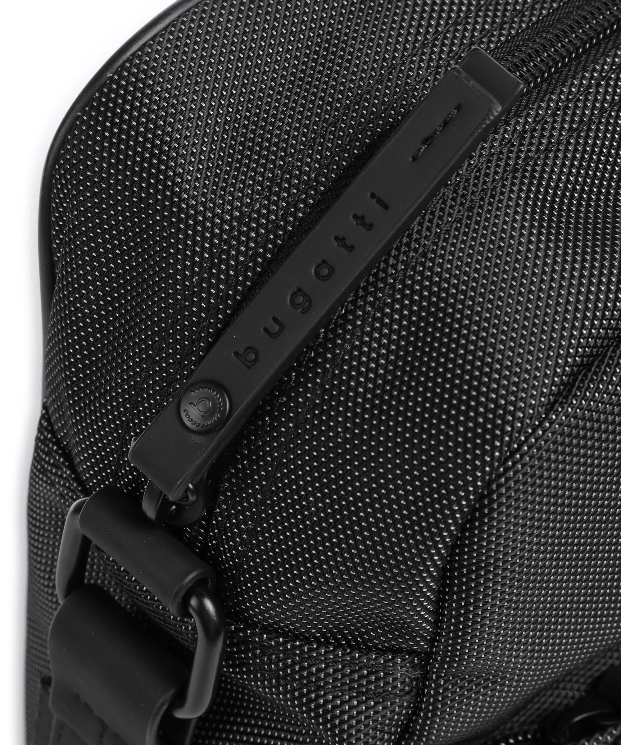  Bugatti Domani Borsa a tracolla 13″ poliestere grigio scuro  