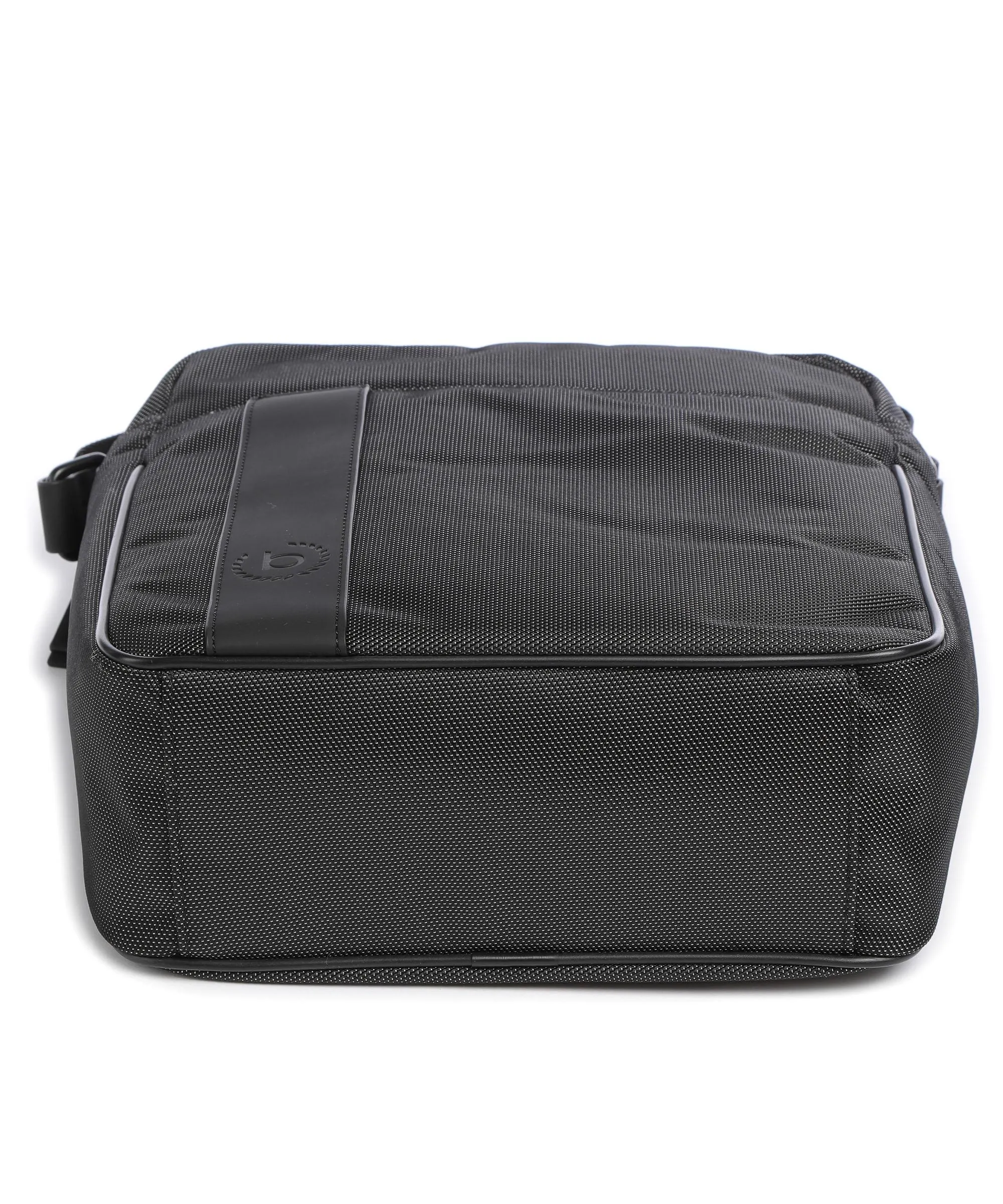  Bugatti Domani Borsa a tracolla 13″ poliestere grigio scuro  