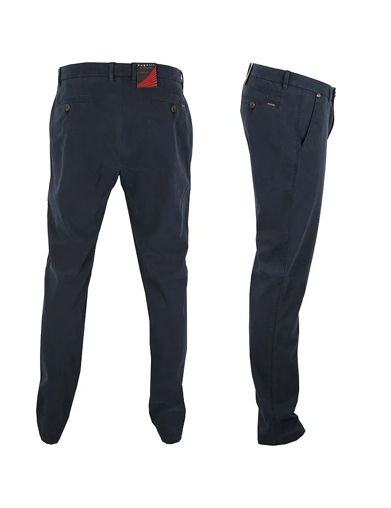 BUGATTI pantaloni uomo colore nero invernale vita alta