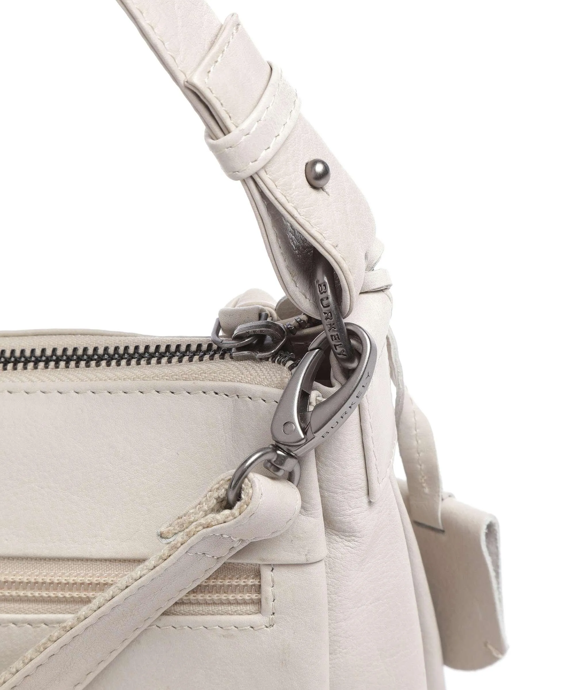  Burkely Just Jolie Borsa hobo pelle granulata avorio  