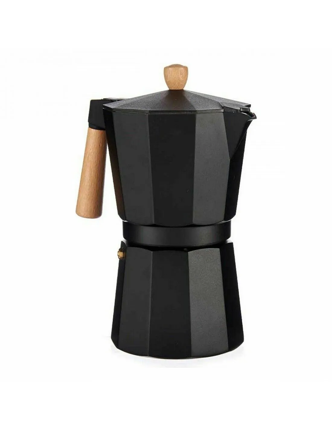 Cafettiera Italiana Legno Alluminio 650 ml (12 Unità)