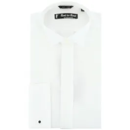 Camicia da smoking bianco, senza plissé