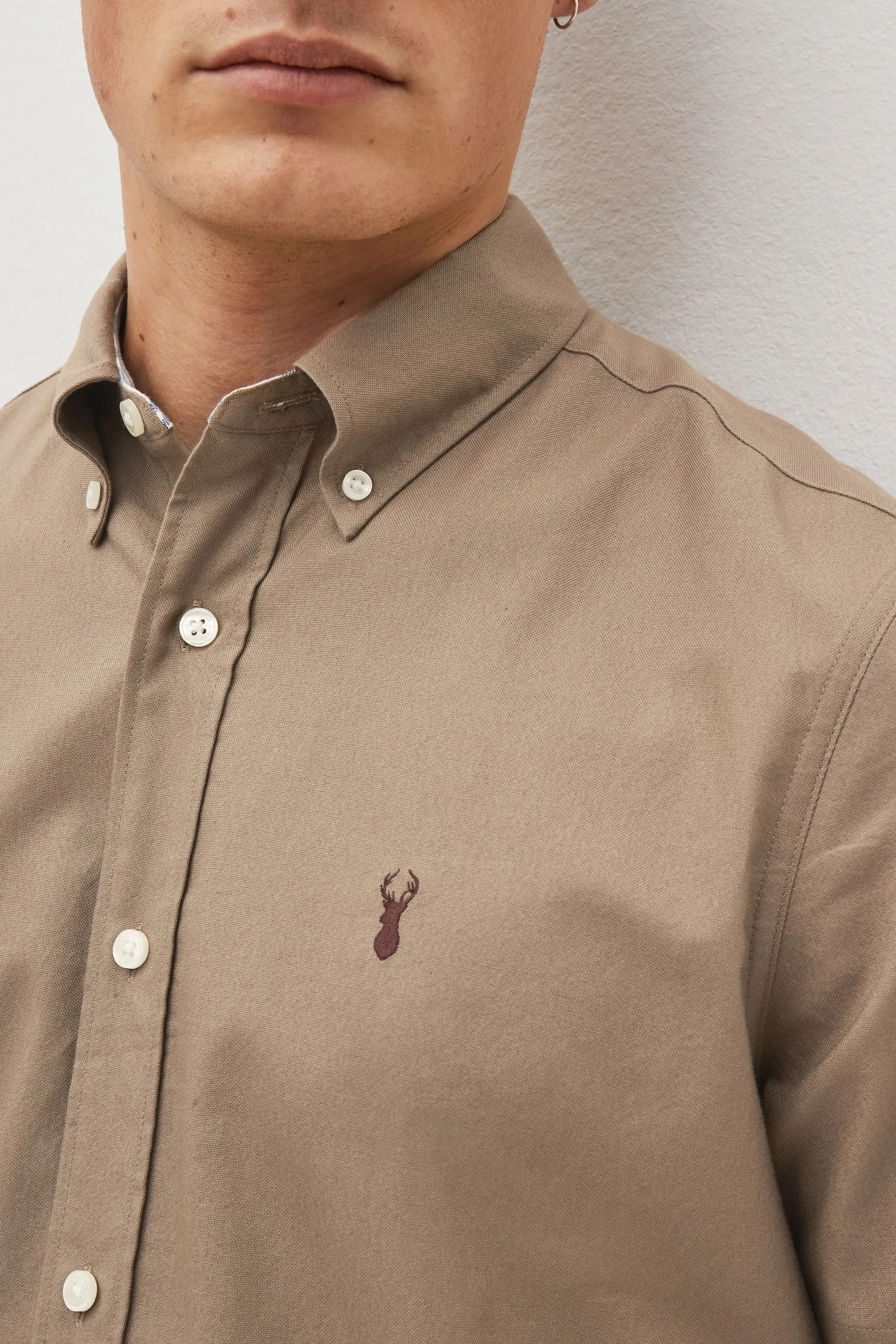 Camicia Oxford a maniche corte    