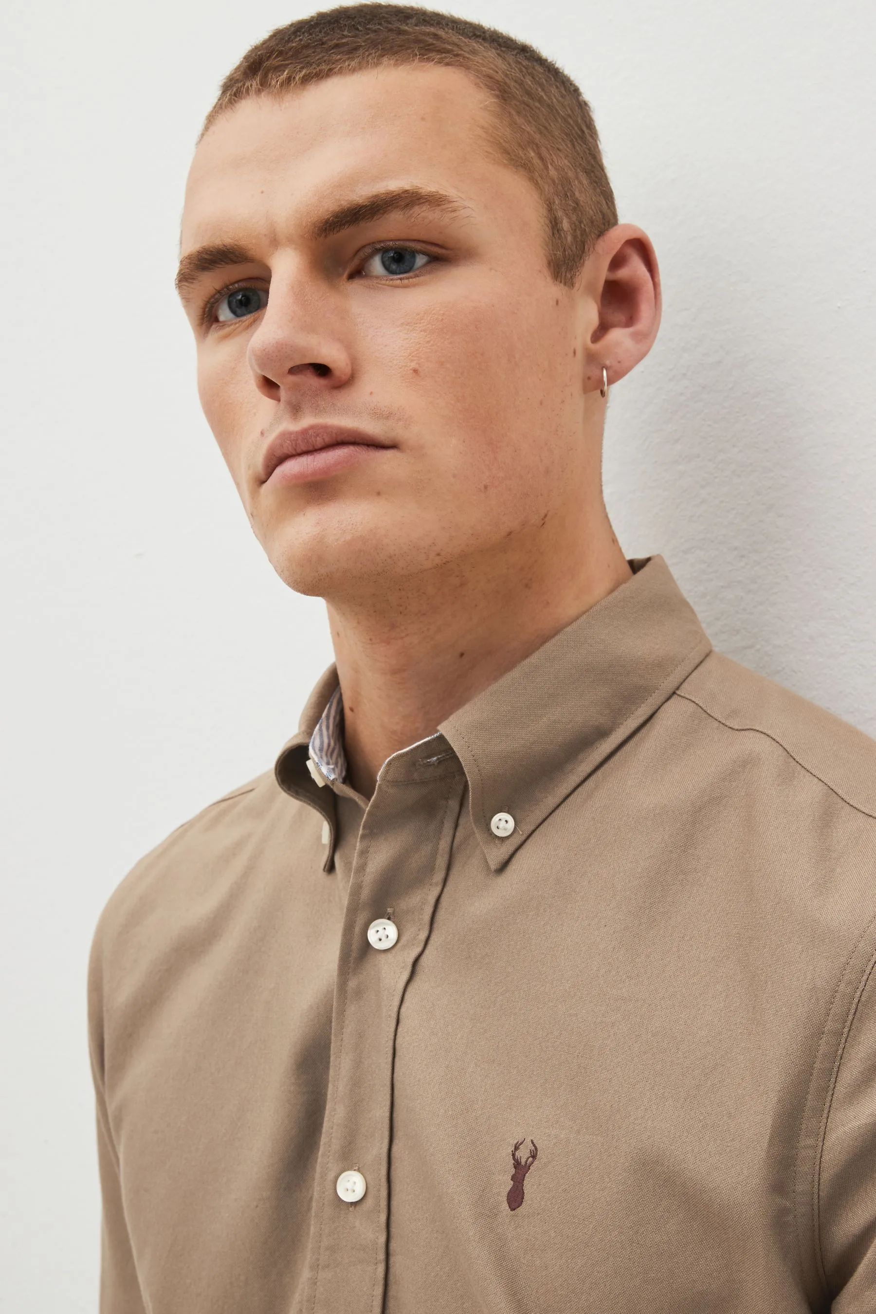 Camicia Oxford a maniche corte    