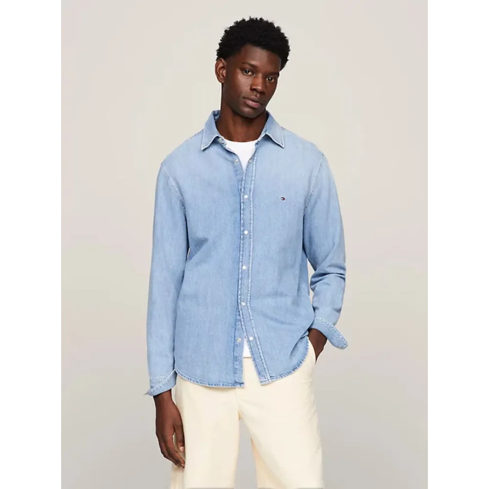 Camicia Tommy Hilfiger Uomo Denim Shirt Malibu