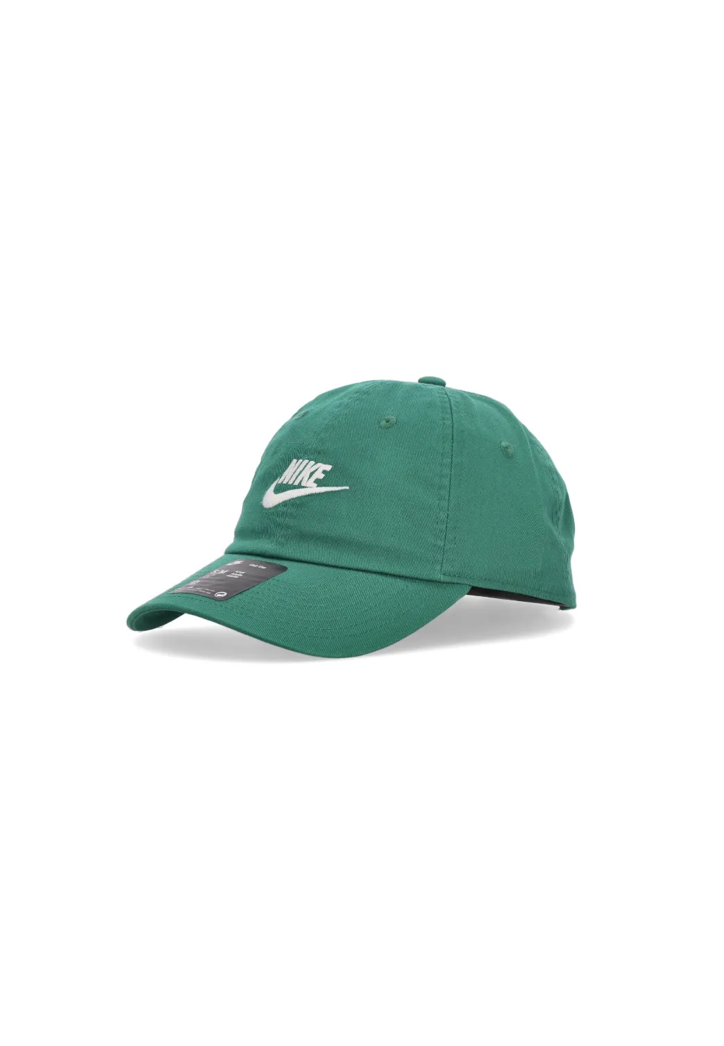 Cappellino Visiera Curva Uomo Club Futura Washed Cap Malachite/white