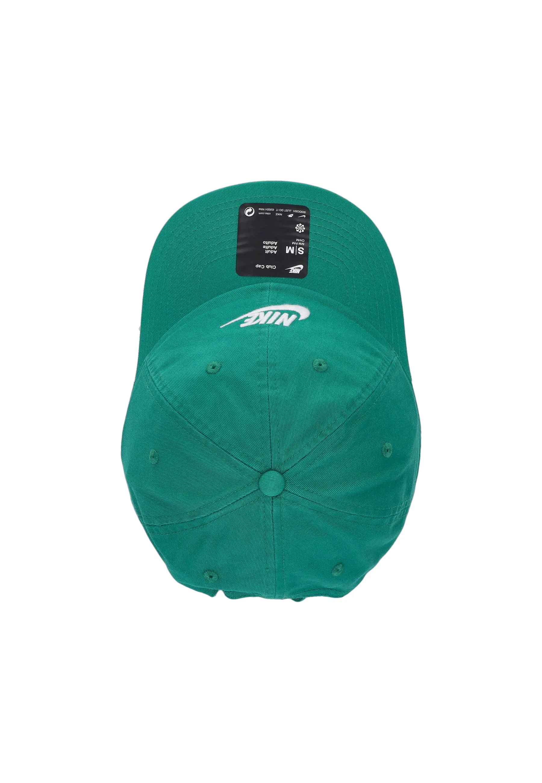 Cappellino Visiera Curva Uomo Club Futura Washed Cap Malachite/white