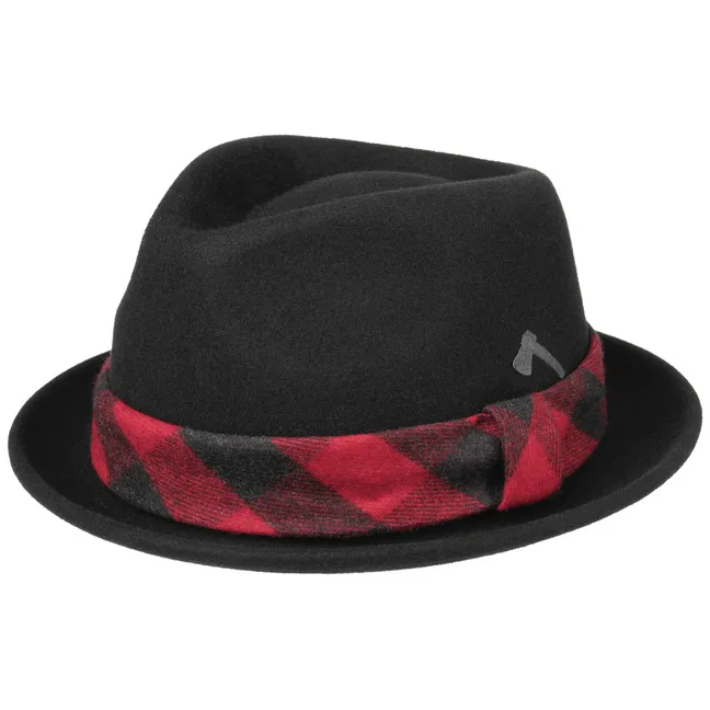      Cappello in Lana Check Band Player by Stetson  